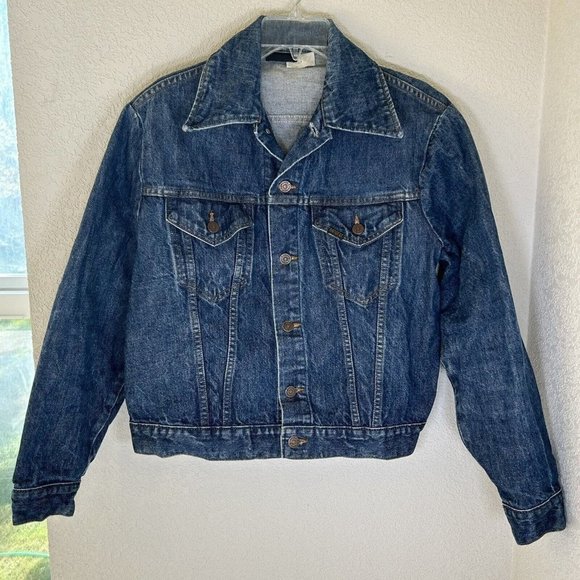 Roebucks Other - Vintage Sears Roebucks Denim Jacket Adult Medium Western Blue Jean Button Up
